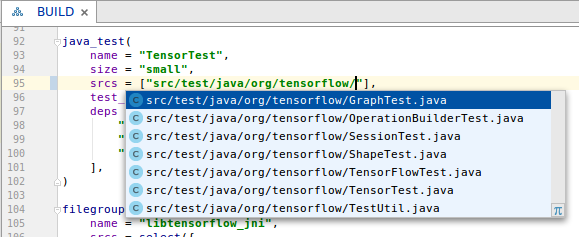 Autocomplete file paths